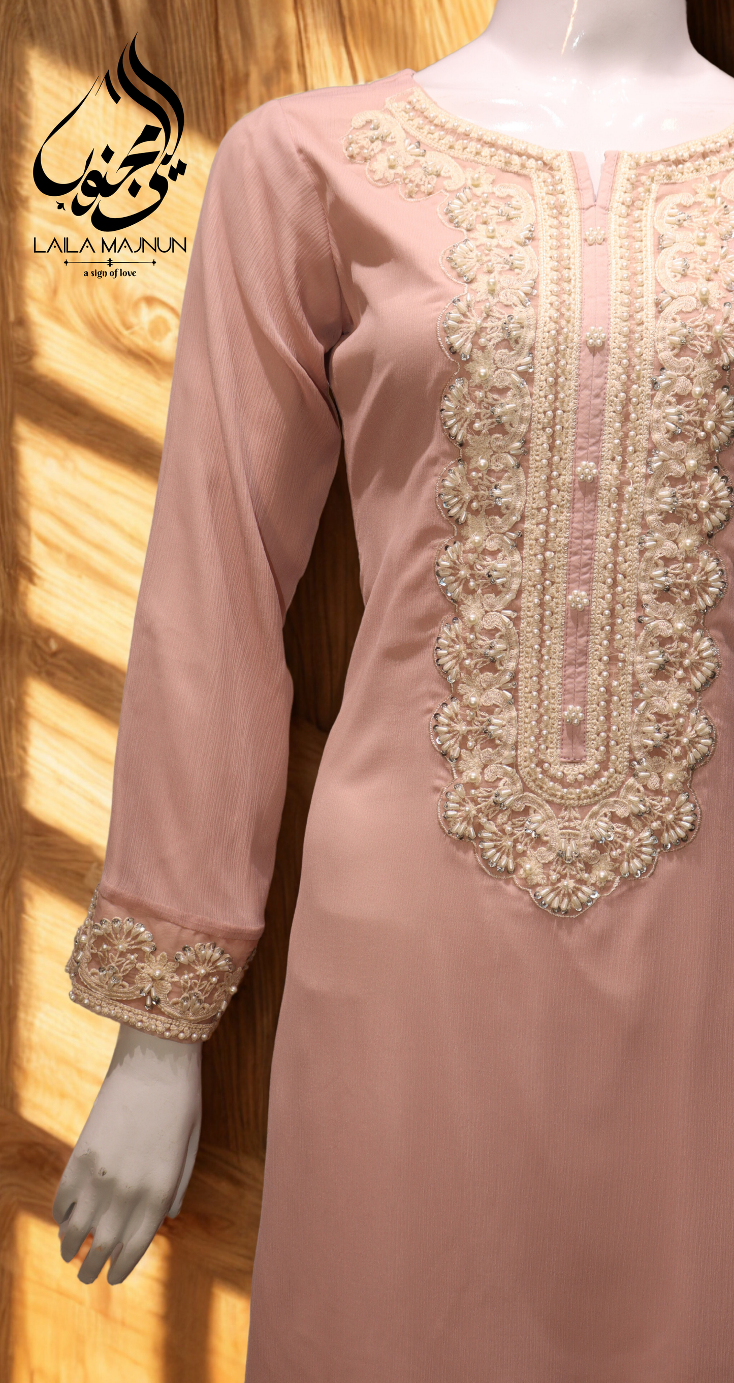 Gulbadan – 3PC Cotton Embroidered Suit (Semi-Formal)
