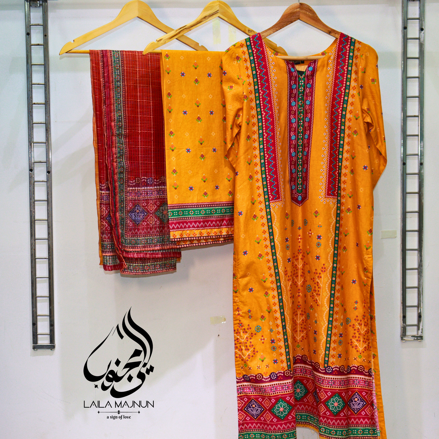 Original Bin Saeed Printed โ 3PC Lawn Suit