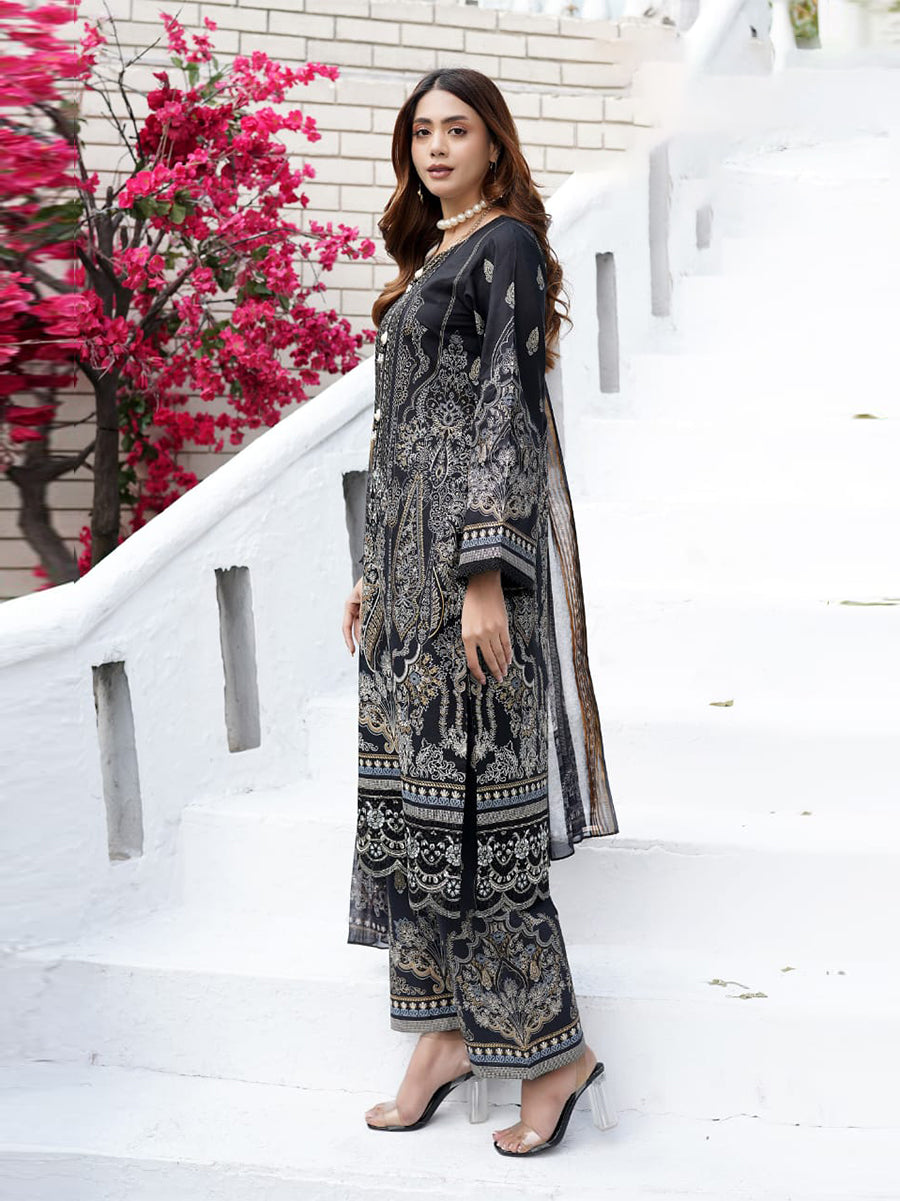 Zarbaft (زر بافت) – Stitched 3 Piece