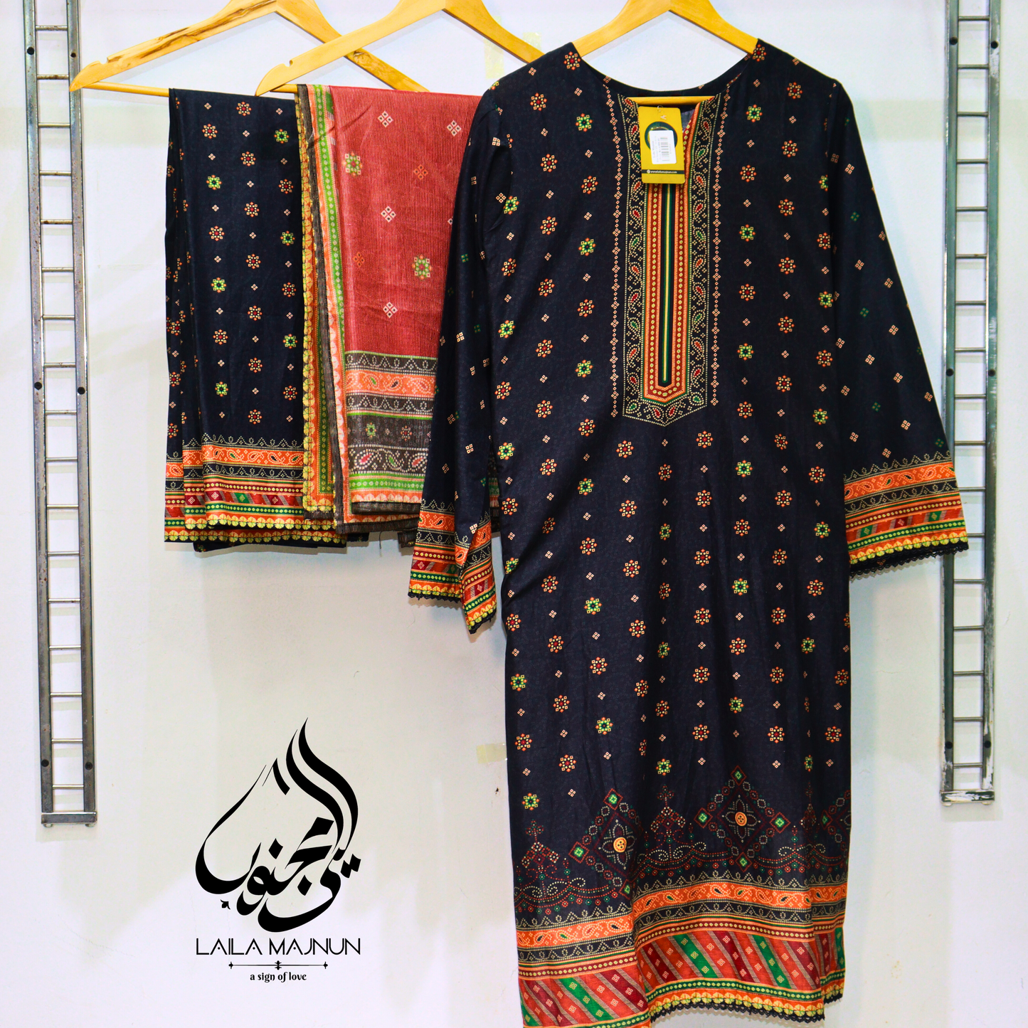 Original Bin Saeed Printed โ 3PC Lawn Suit