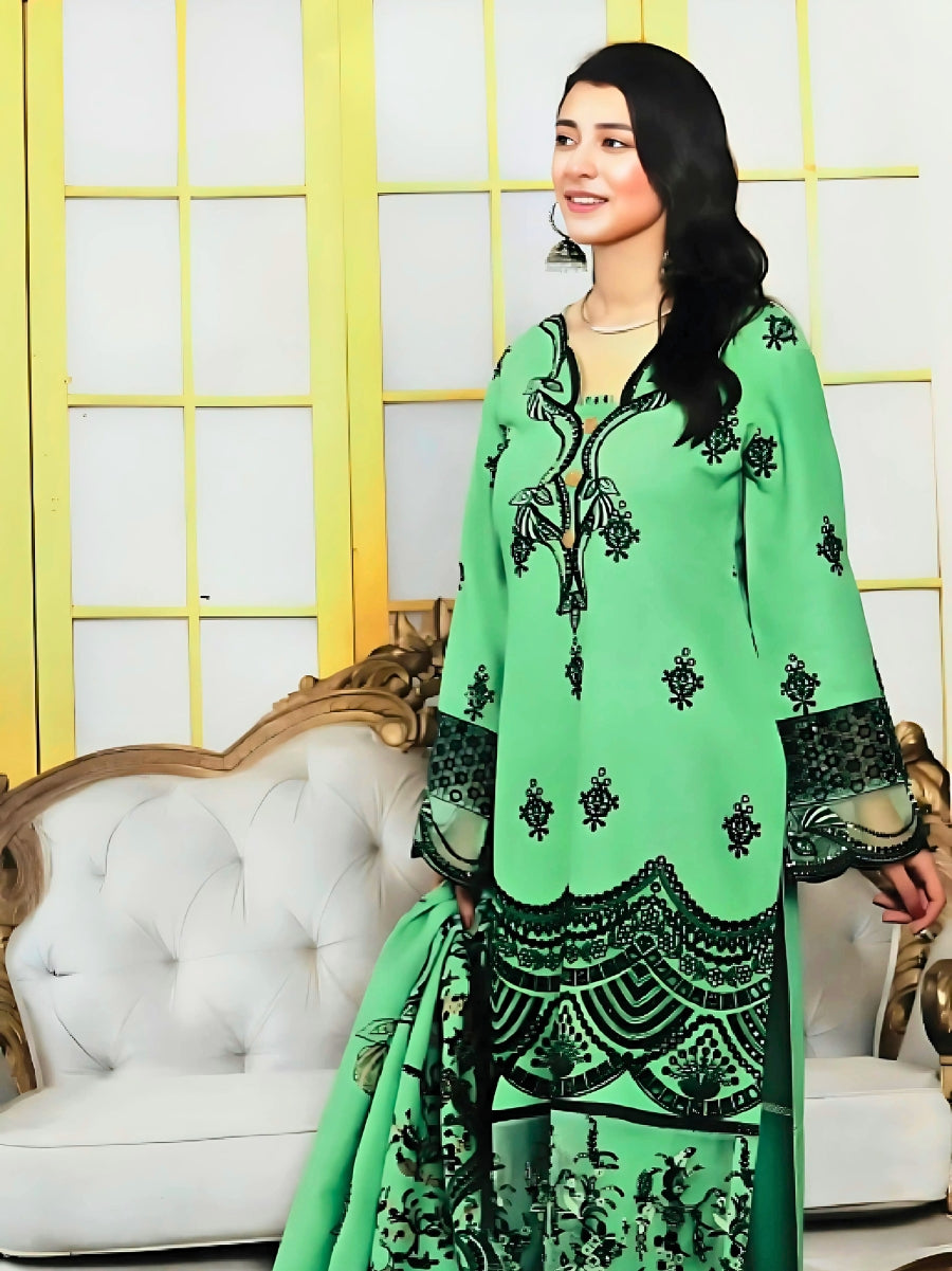 Husn-e-Sabz (حسنِ سبز) - Stitched - 3 Piece