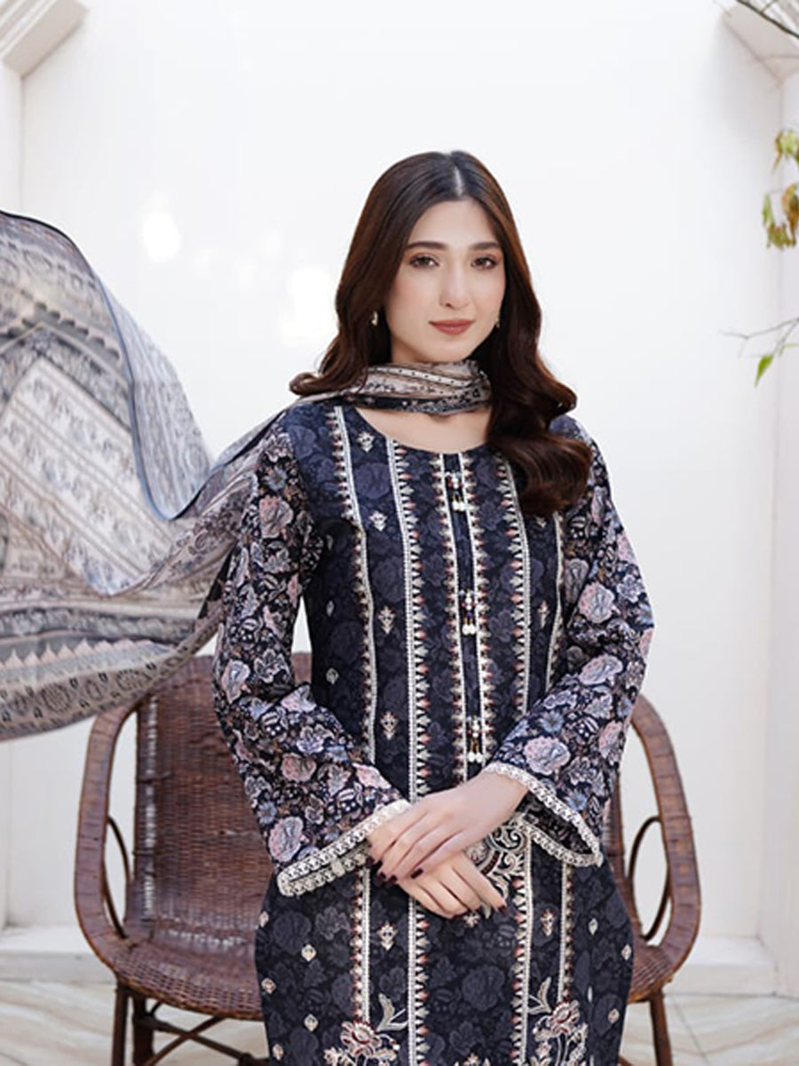 Mehak-e-Gul (مہکِ گل) – Stitched 3 Piece