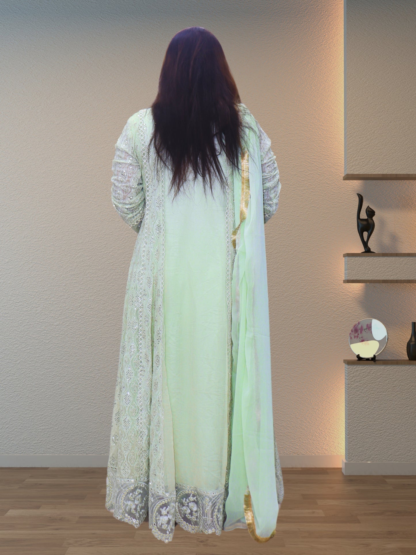 Noor-e-Arooj (نورِ عروج) - Stitched Maxi