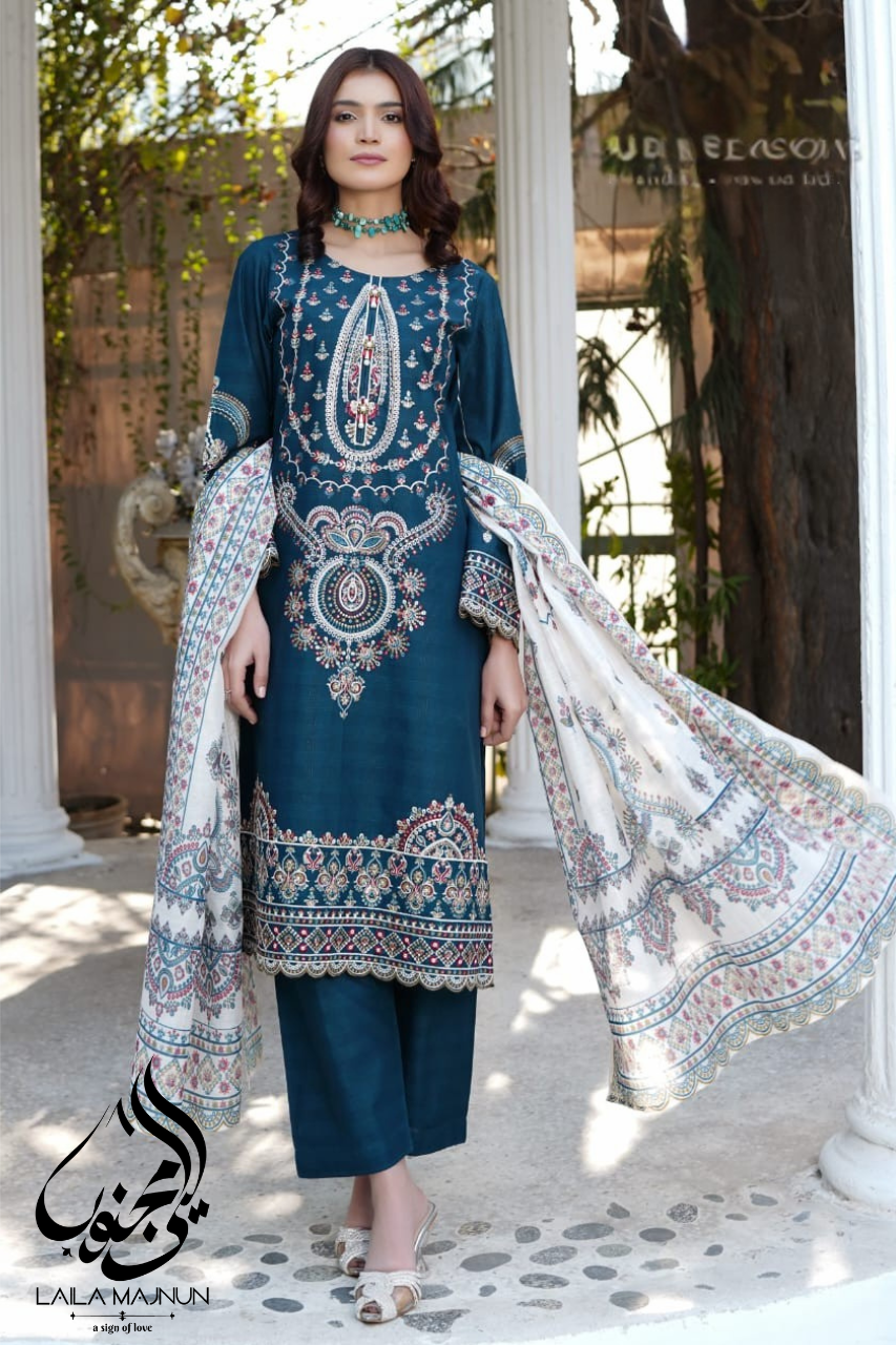 "Zeba-e-Nazneen" 3 PC Lawn Stiched Suit