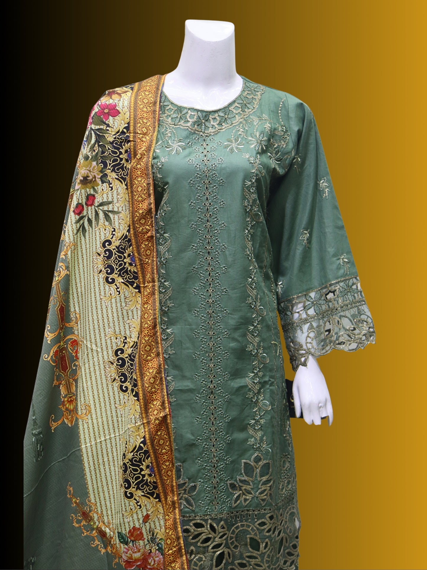 Mah Parah (ماہ پارہ) - Stitched - 3 Piece