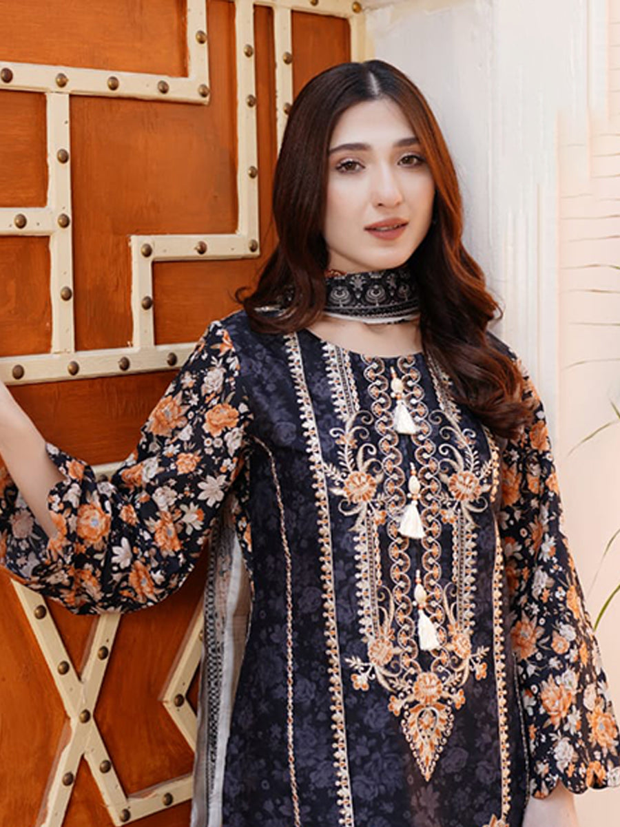 Mumtaz (ممتاز) – Stitched 3 Piece