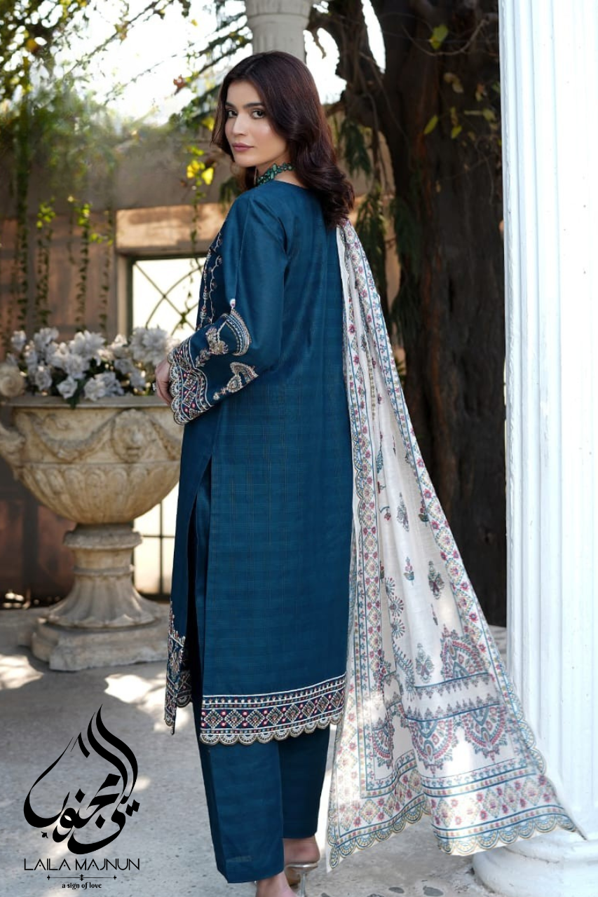 "Zeba-e-Nazneen" 3 PC Lawn Stiched Suit