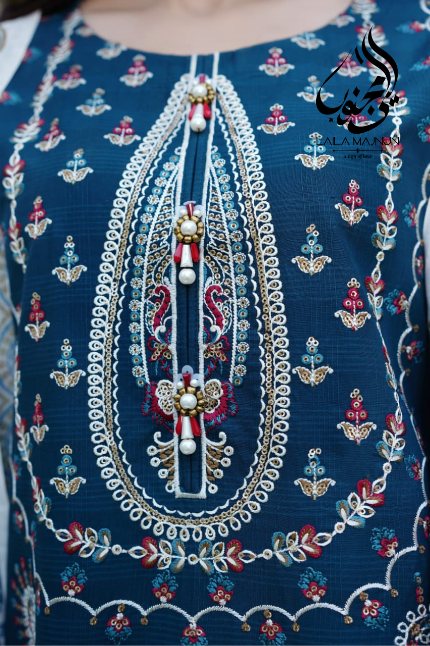 "Zeba-e-Nazneen" 3 PC Lawn Stiched Suit