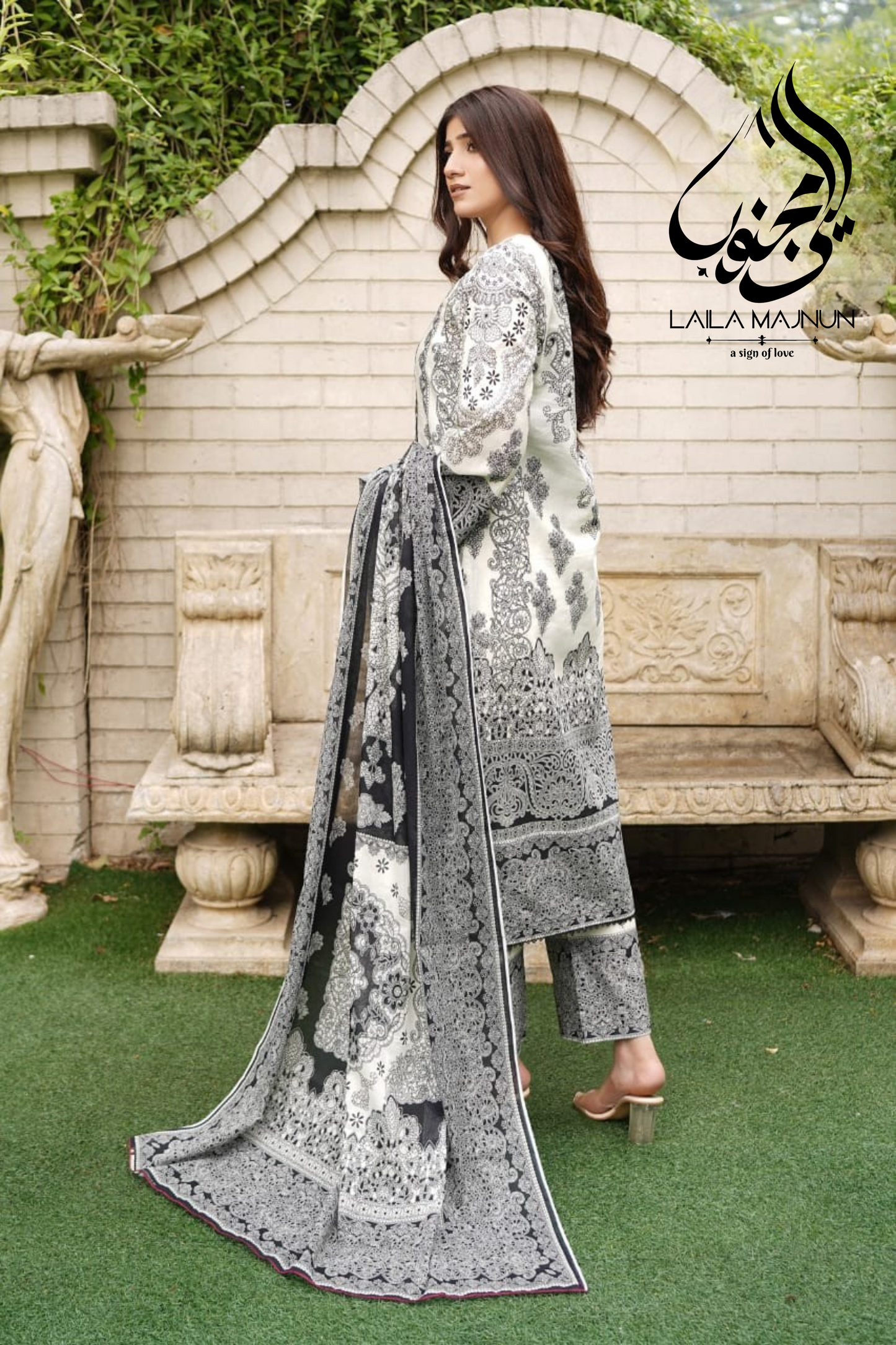 "Shehnaai-e-Noor" 3PC Lawn Suit-stitched