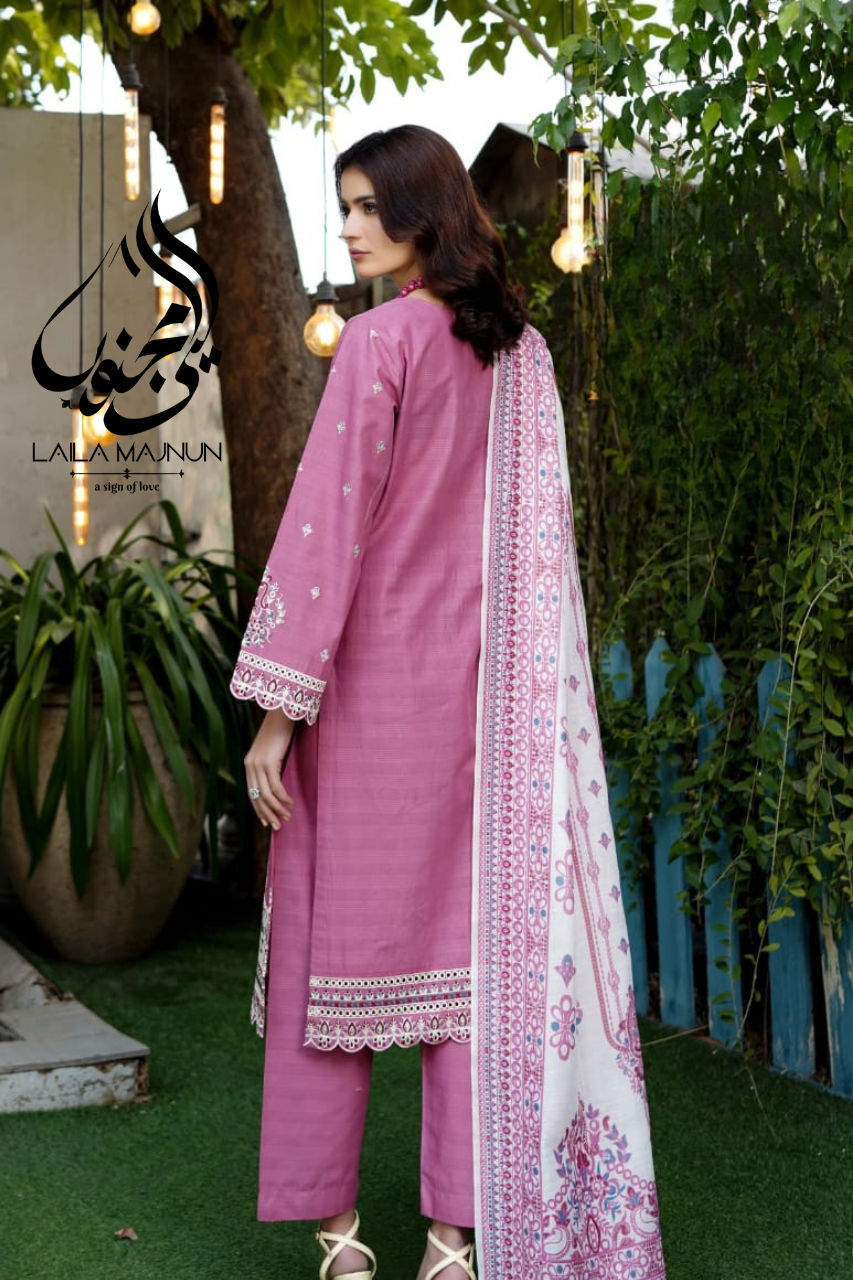 "Gul-Rukhi" – Embroidered 3 Piece Summer Suit