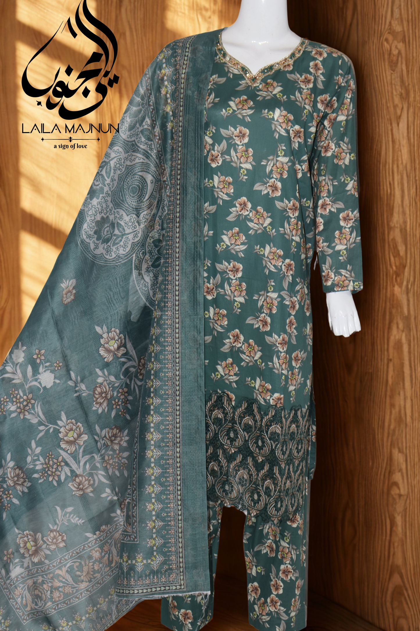 "Pehchaan e Haya" 3 Piece Lawn-Stitched