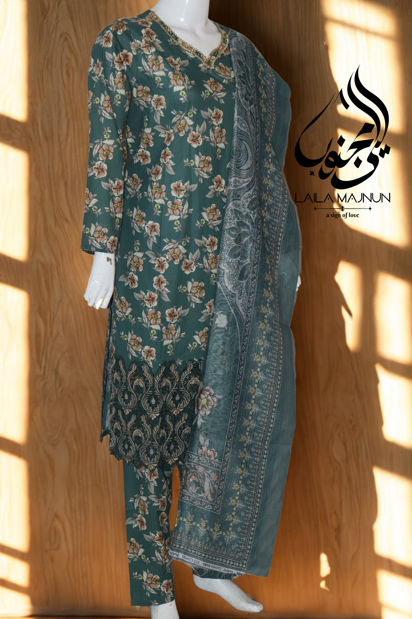 "Pehchaan e Haya" 3 Piece Lawn-Stitched