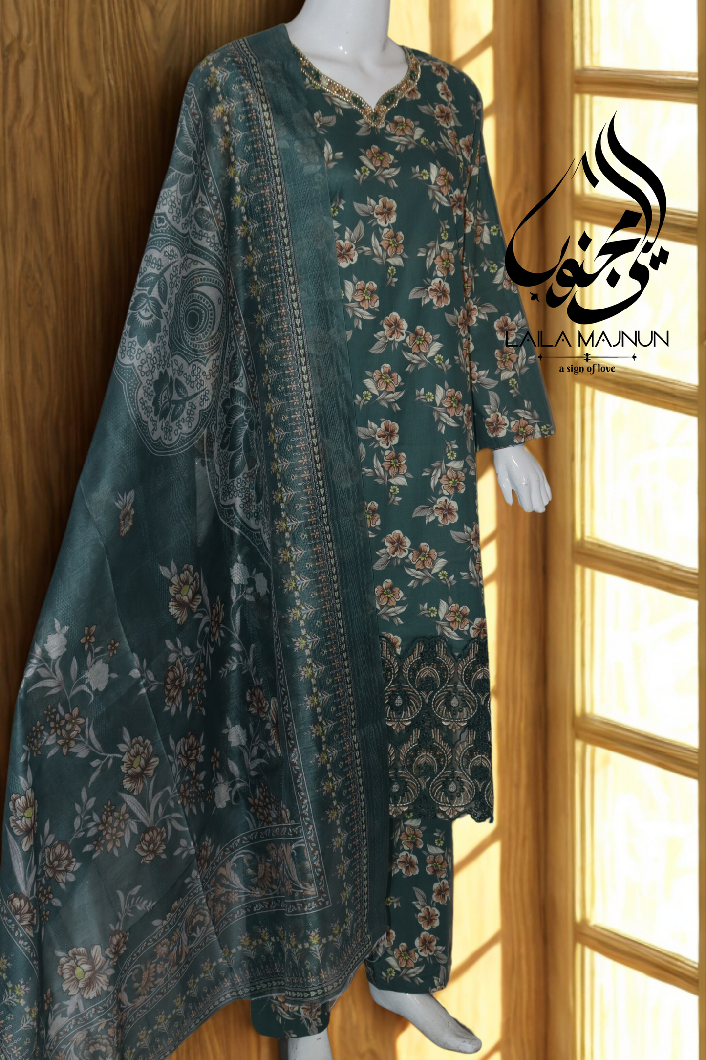 "Pehchaan e Haya" 3 Piece Lawn-Stitched