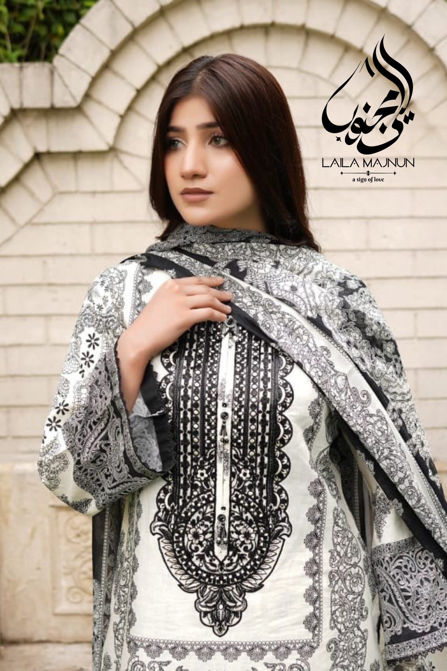 "Shehnaai-e-Noor" 3PC Lawn Suit-stitched