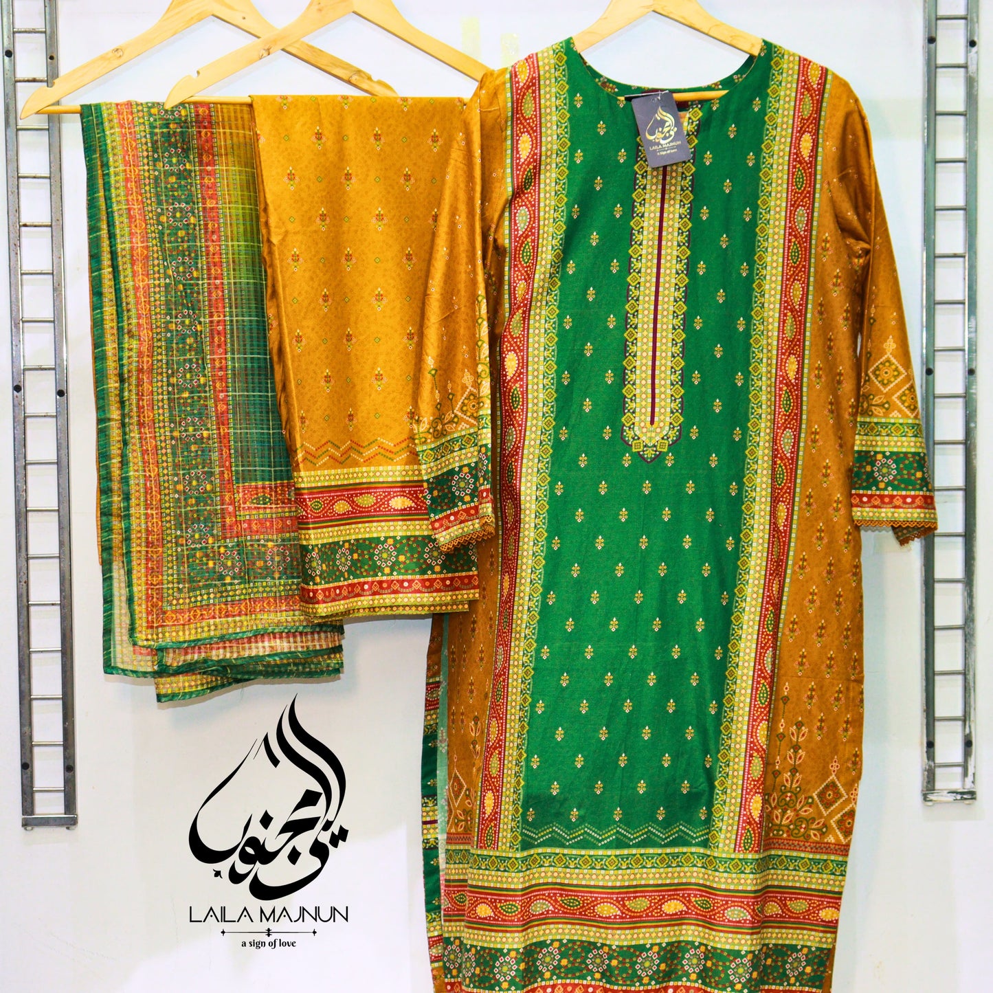 Original Bin Saeed Printed โ 3PC Lawn Suit