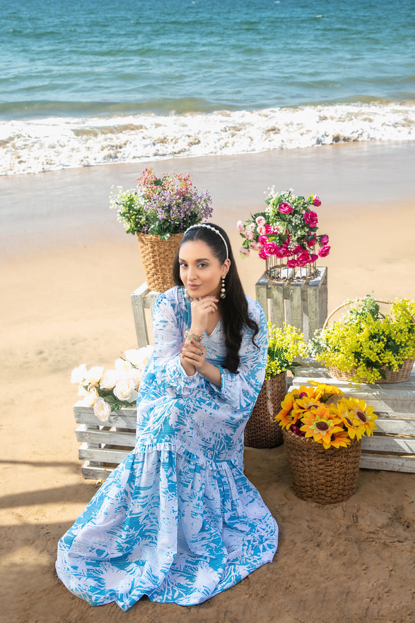 🌼 Tawakal Brand – Digital Printed Maxi 🌼