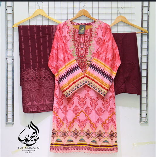 RS Fashion – 3-Piece Stitched Suit