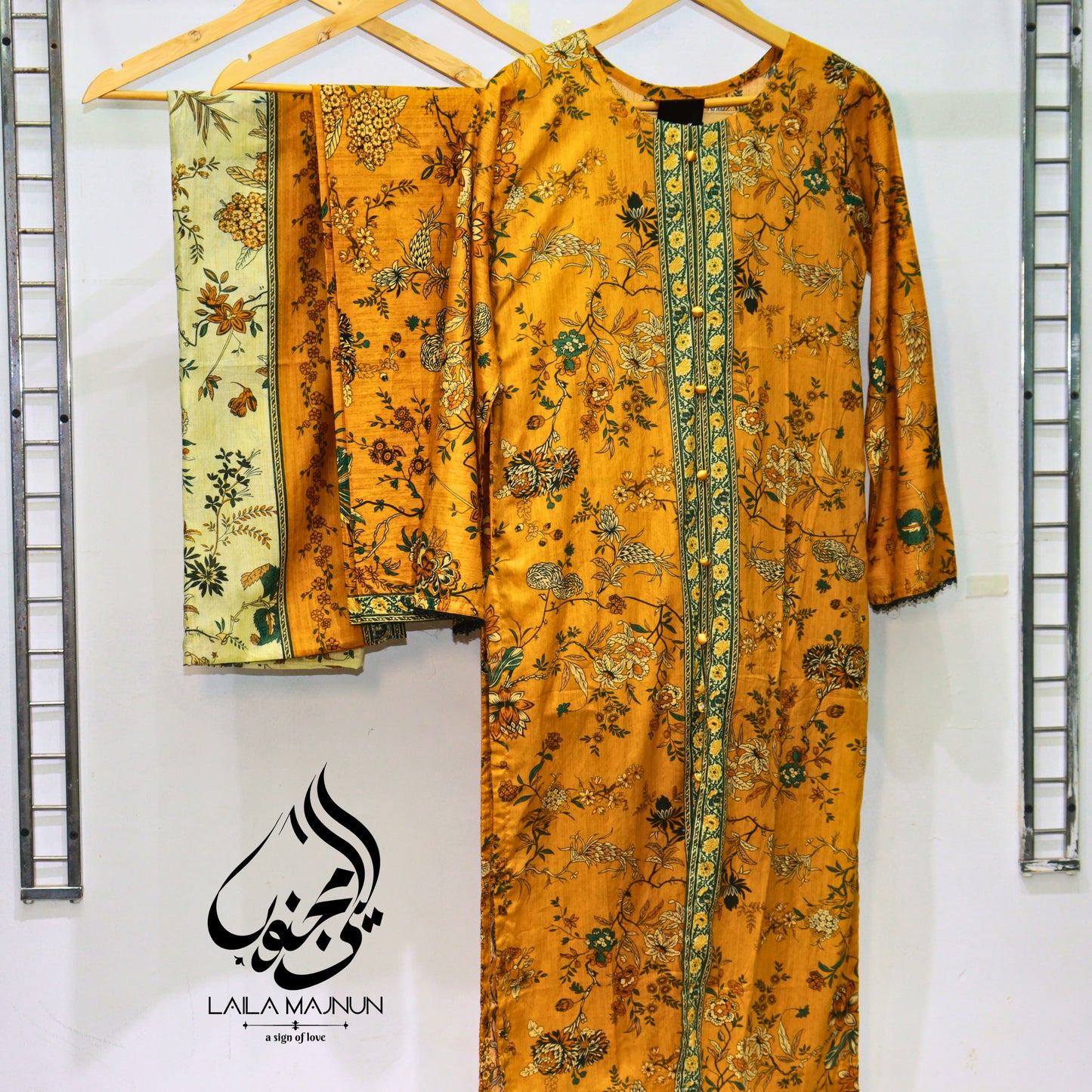 Original Bin Saeed Printed – 3PC Lawn Suit