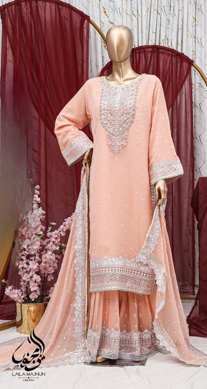 "Meherbano-e-Falak" 3PC Fancy Suit – Stitched